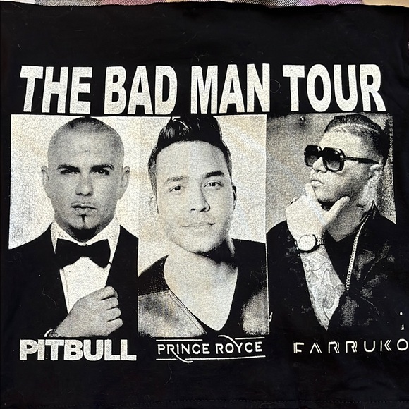 Pitbull Prince Royce Carruko Flannel Shirt Vans upcycled unisex Size Large L - Picture 3 of 7